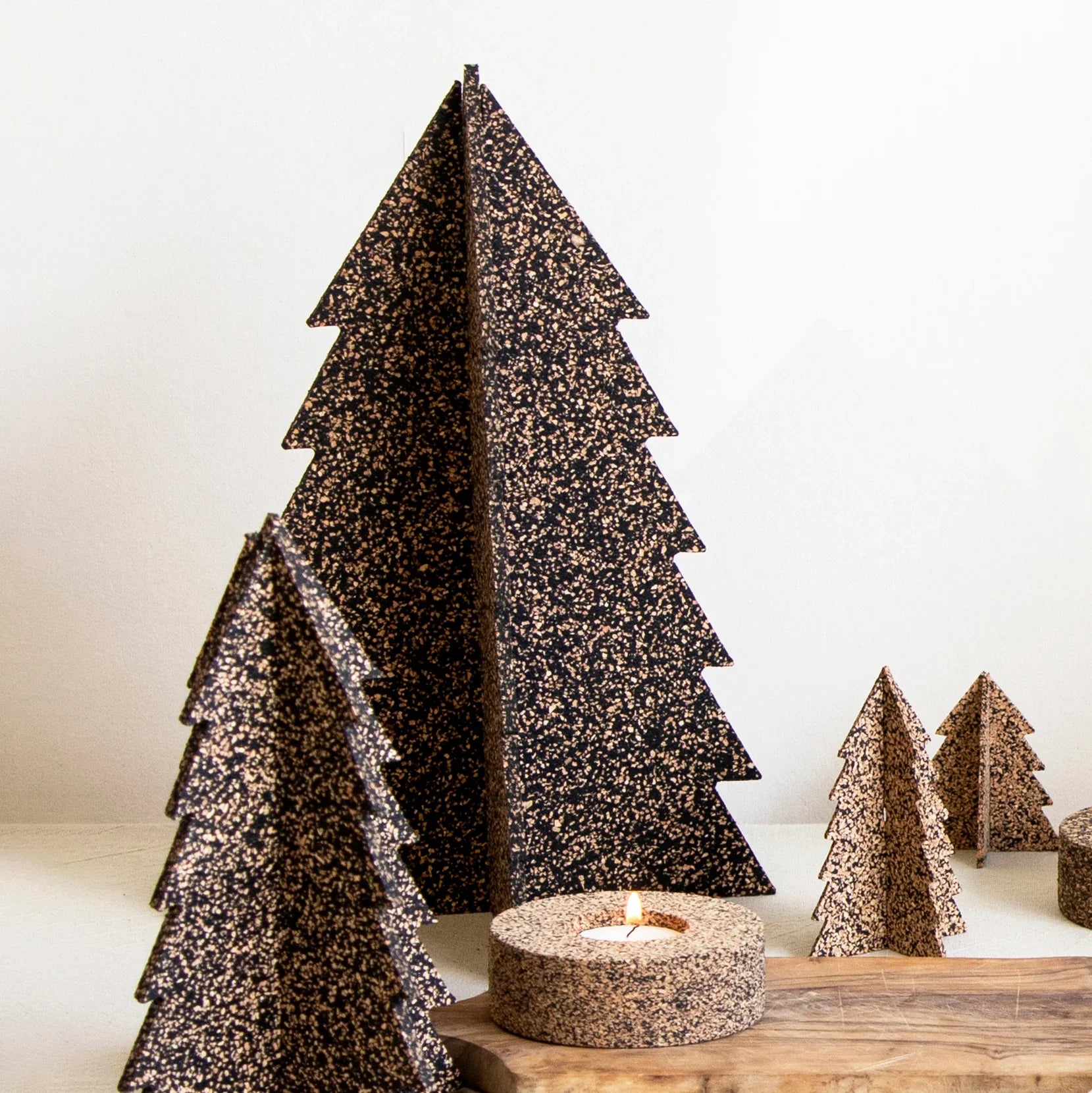 Dash Recycled Rubber & Cork Large Tree
