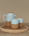 Tea Pot and Mug Eco Gift Set - Aqua