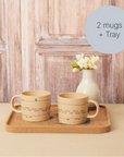Shipping Forecast Mugs and Tray