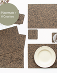 Dash Rectangle Placemats and Coasters Bundle | Table S/6