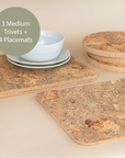 Natural Tableware + Trivet Offer
