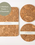 Natural Tableware + Trivet Offer