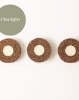 Eco Tea Light Holder | Eco Recycled Rubber and Cork