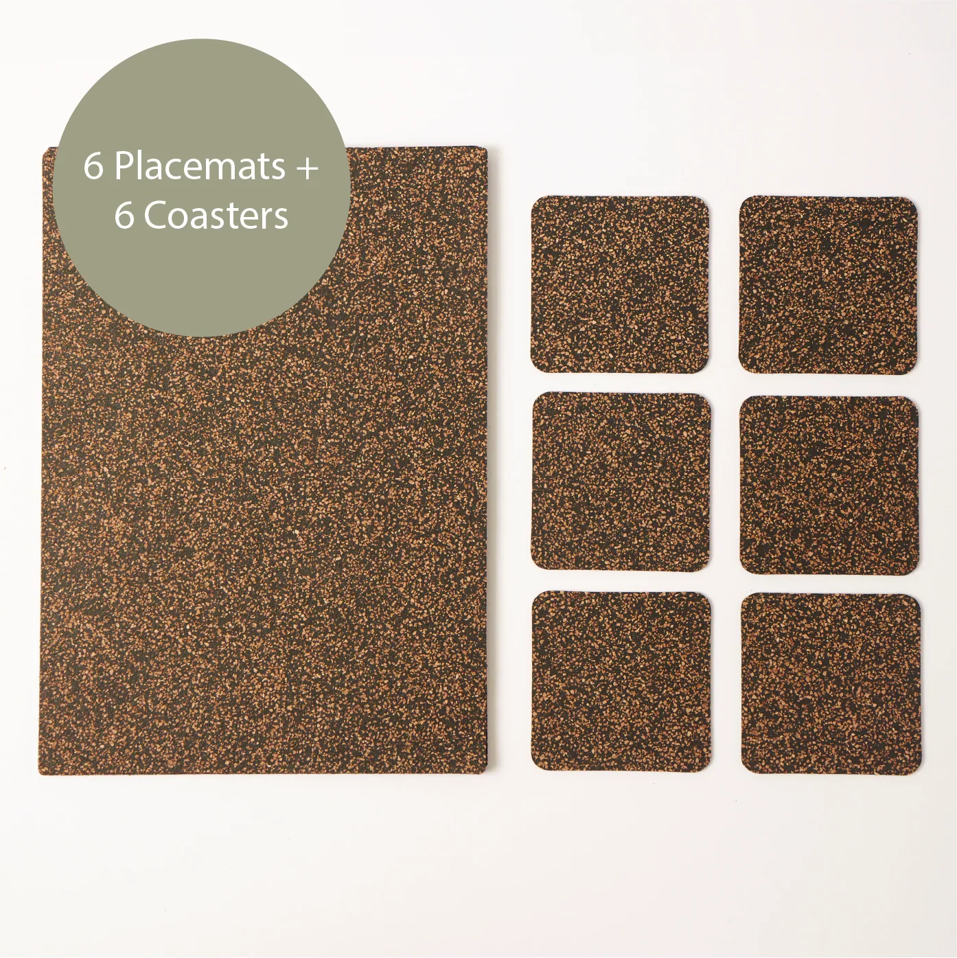 Dash Rectangle Placemats and Coasters Bundle | Table S/6