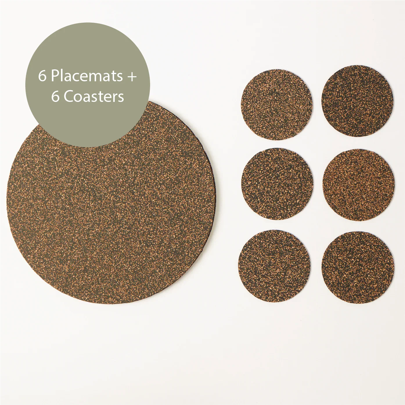 Dash Placemats + Coasters | Round - Table S/6