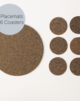 Dash Placemats + Coasters | Round - Table S/6
