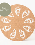Cork Max Placemats | Oyster | 3 Sets for 2