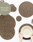 Dash Placemats + Coasters | Round - Table S/6