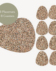 Pebble Placemats and Coasters | S/8
