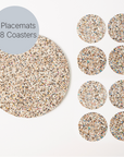 Beach Clean Placemats & Coasters | Round S/8