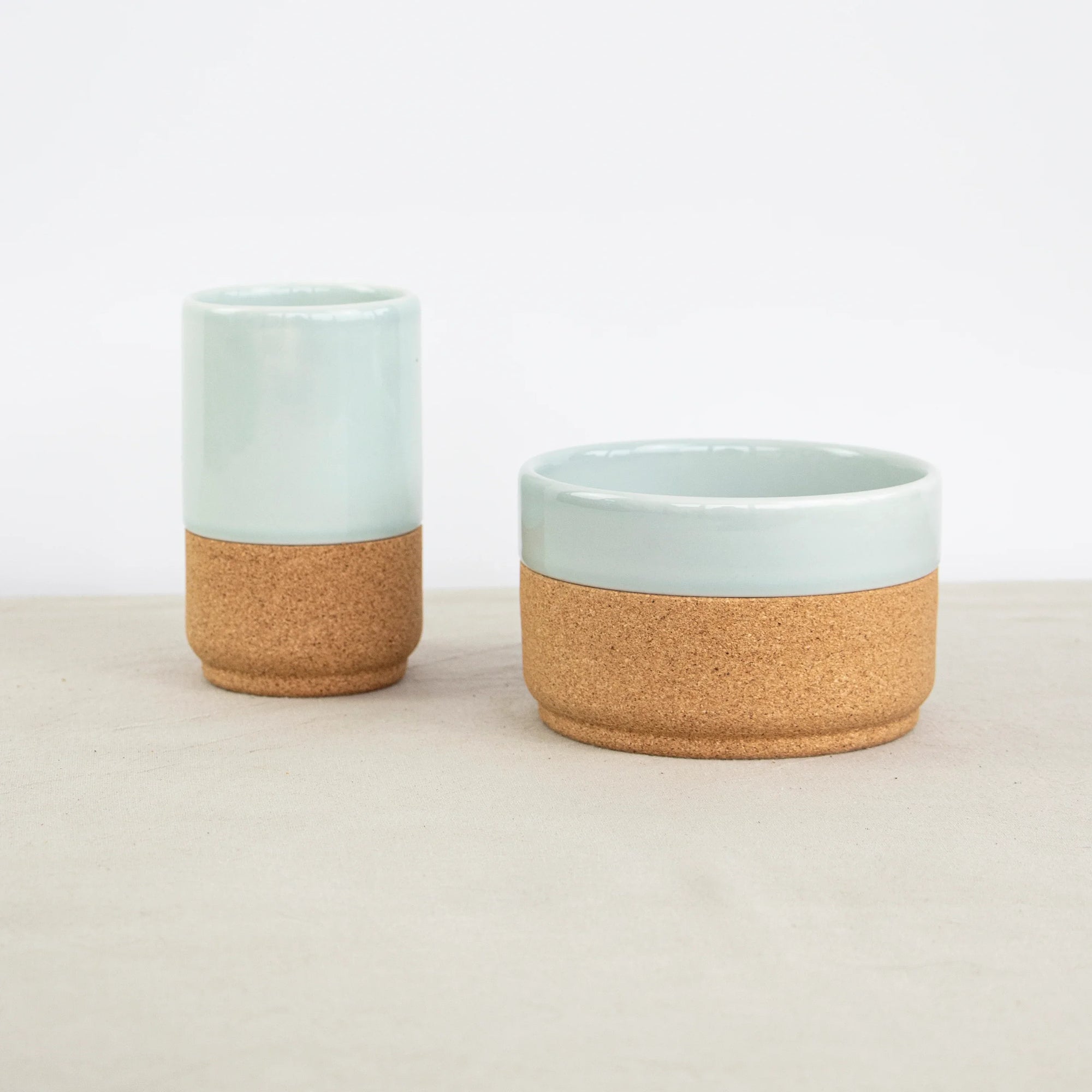 Ceramic Gift Set | Mug and Bowl in Aqua