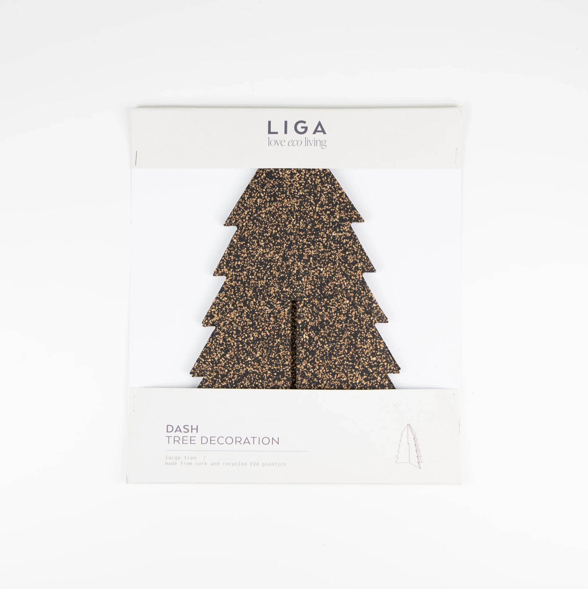 Dash Recycled Rubber & Cork Large Tree