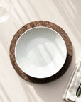 Smoked Cork Placemats | Round S/4
