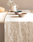 Linen Runner | Flowers