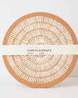 Cork Placemat - Sandy Lines