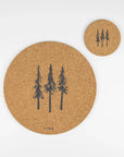 Cork Placemats | Fir Trees
