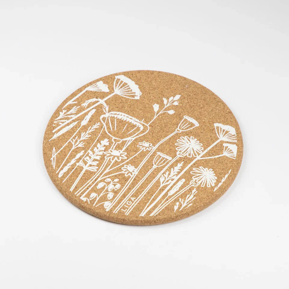 Cork Placemats | Flowers