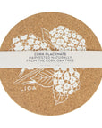 Cork Placemats | Hydrangea