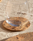 Natural Cork Coasters | Round Set of 4