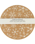Cork Placemat | Snowflake