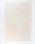 Organic Tea Towel | Native Grasses & Bees