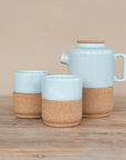 Tea Pot and Mug Eco Gift Set - Aqua