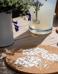 Cork Placemats | Hydrangea