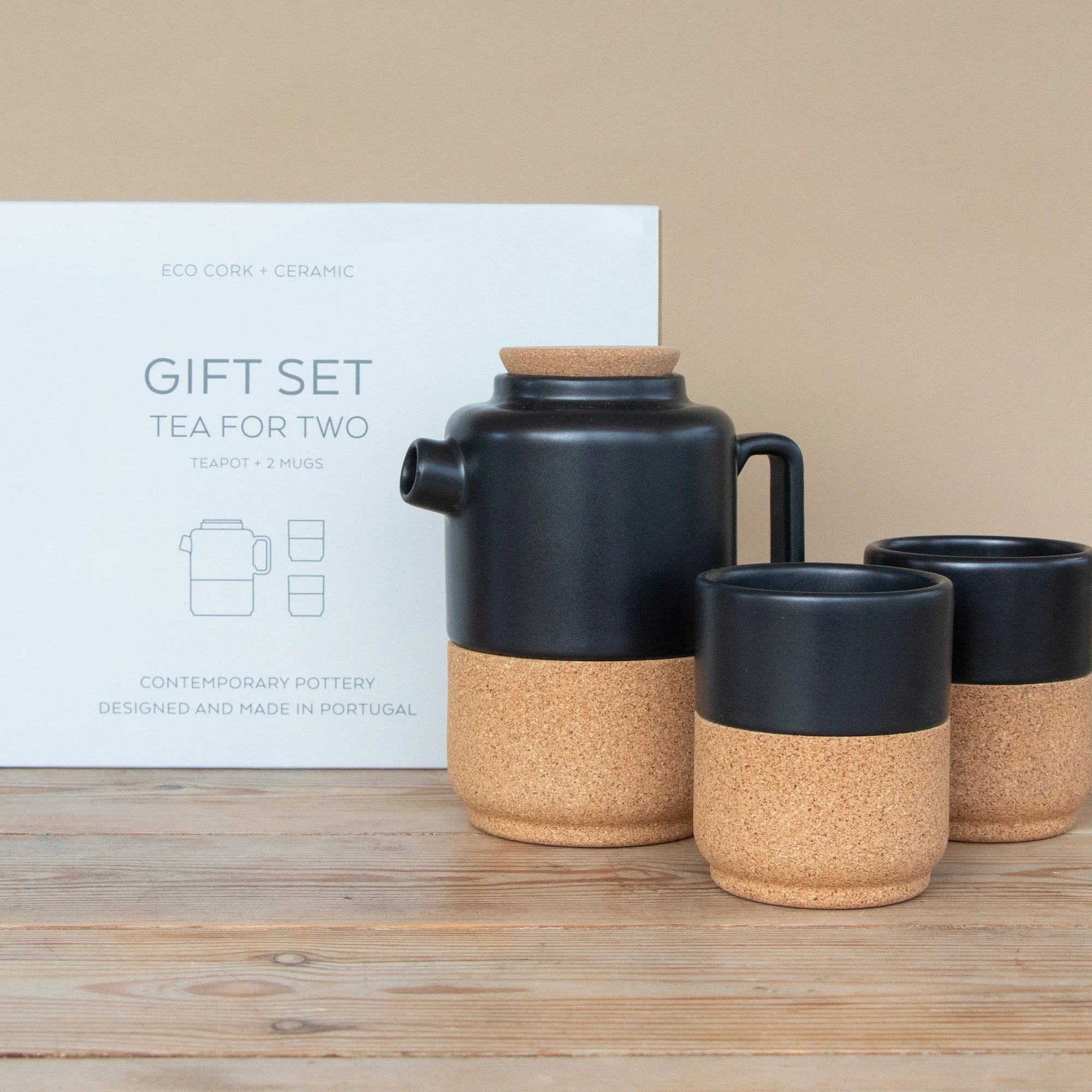 Tea Pot and Mug Eco Gift Set