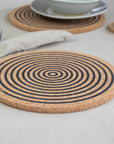 Cork Placemats | Orbit Grey