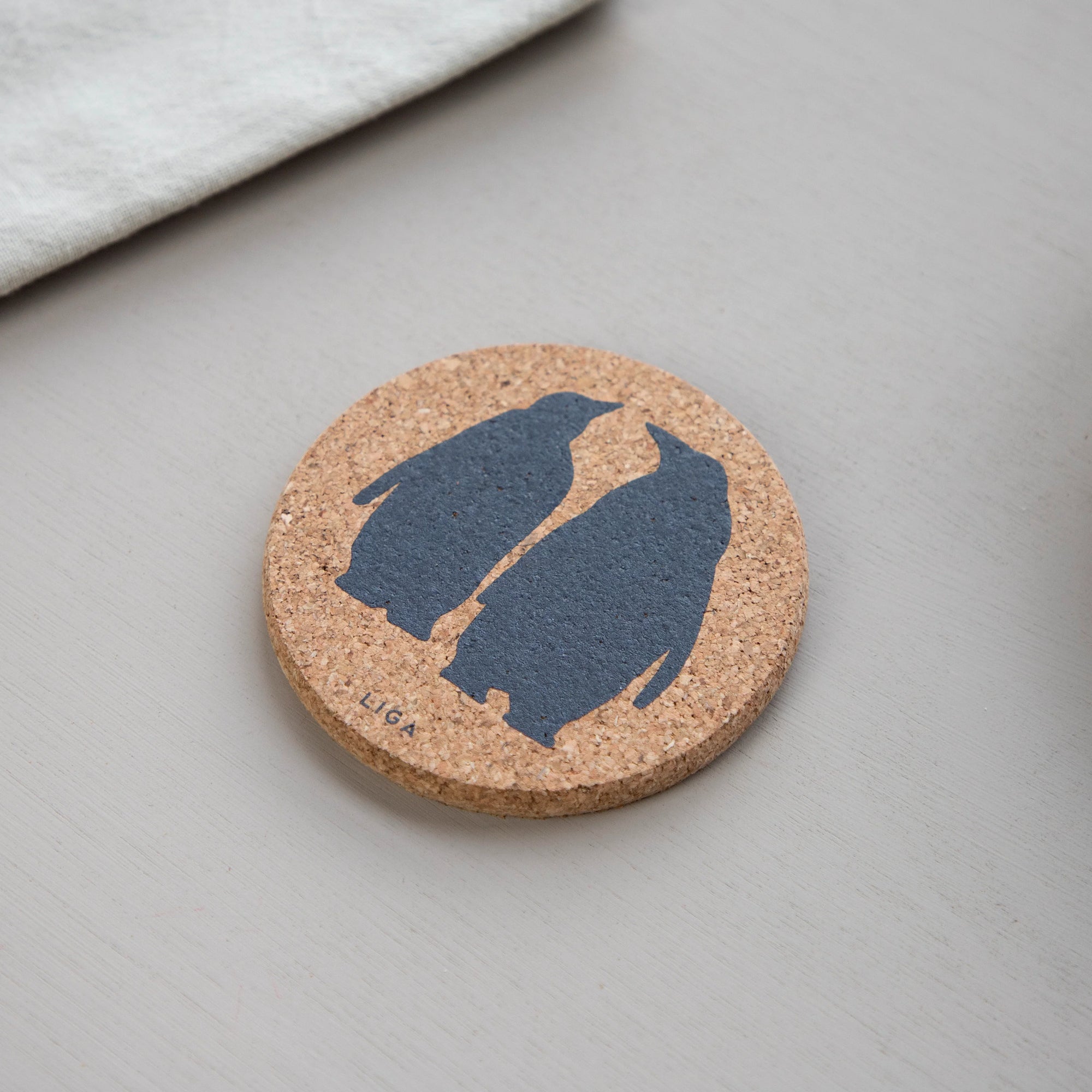 Cork Coaster | Penguins