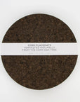 Smoked Cork Placemats | Round S/4