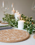 Cork Placemat | Snowflake