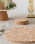 Cork Placemat | Snowflake