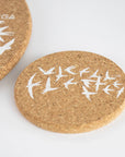 Cork Coaster | Swallows