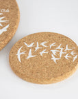 Cork Coaster | Swallows