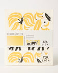 Tea Towel and matching Dishcloths | Elephant & Bananas