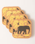 Cork Coasters | Elephant & Bananas