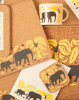 Stoneware Mug | Elephants & Bananas