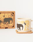 Cork Coasters | Elephant & Bananas
