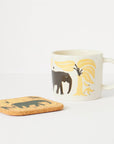 Set of Two Mugs | Elephants & Bananas