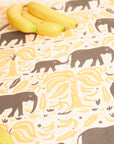 Organic Tea Towel | Elephant & Bananas