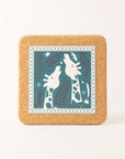 Cork and Tile Trivet | Giraffes