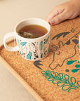 Cork Tray | Giraffes