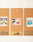 Cork Memo Board | Swimming Penguins