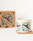 Stoneware Mug | Swimming Penguins