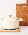 Cork and Tile Trivet | Swimming Penguins