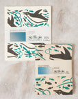 Tea Towel and matching Dishcloths | Swimming Penguin
