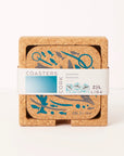 Cork Coasters | Swimming Penguins