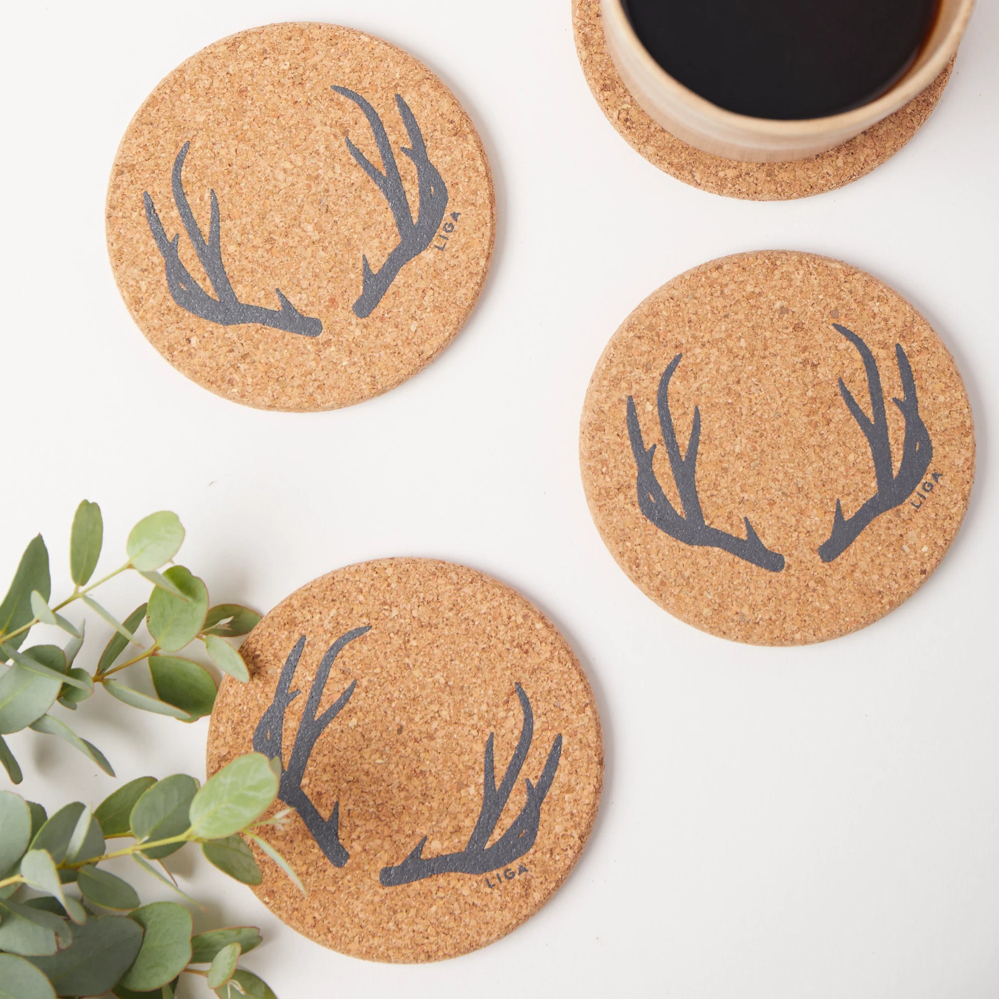 Cork Coasters | Antler