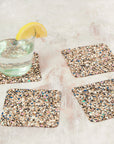 Beach Clean Coasters | Square Set of 4